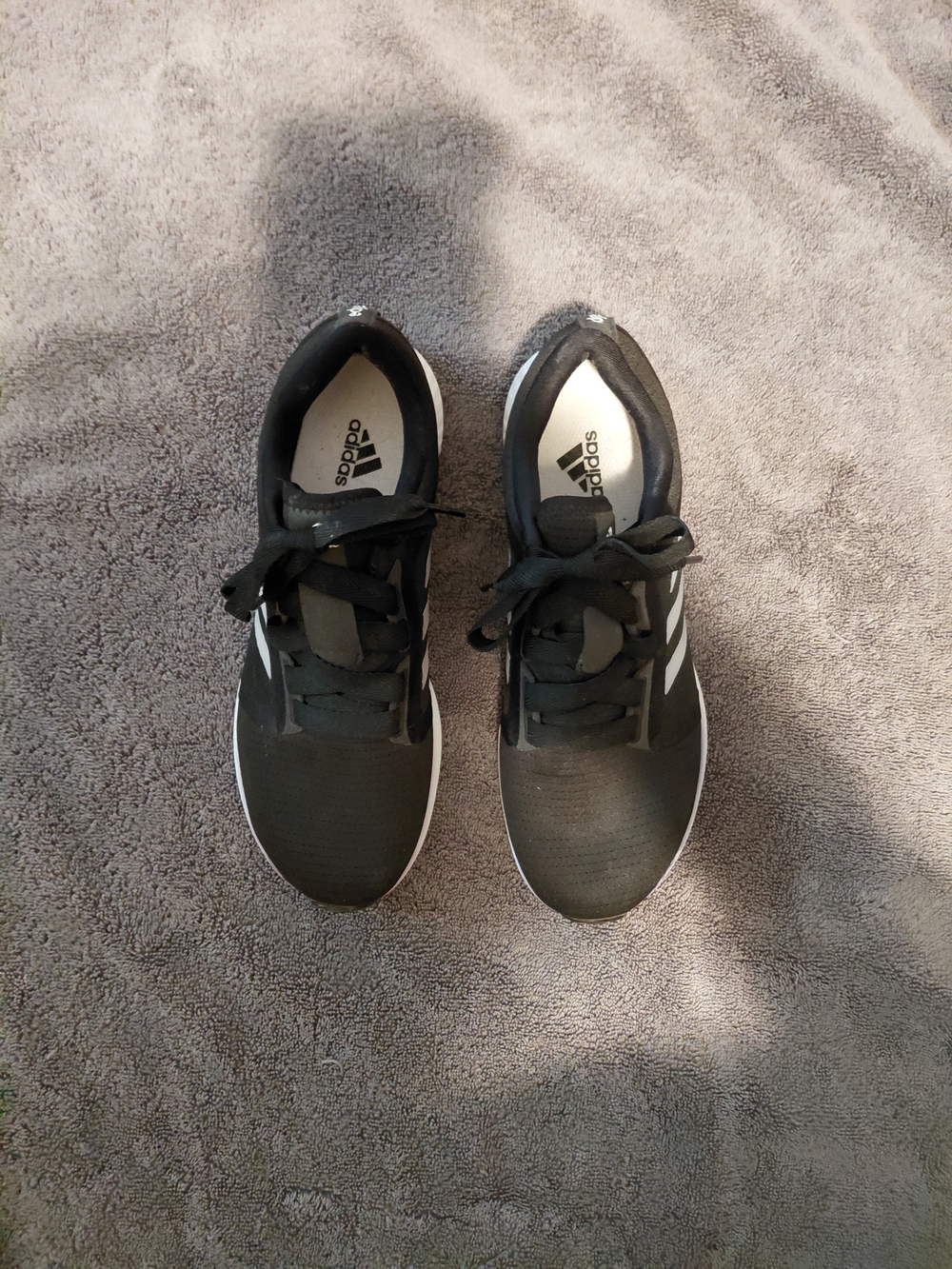 Adidas Women Black Athletic Sneakers